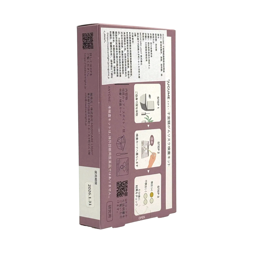 SUGUME 子宮頸癌(HPV)風險檢測試劑盒